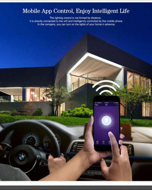 WIFI Control Smart Life Tuya IP66 Outdoor 50W RGBCW LED Floodlight