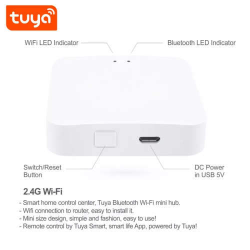 WIFI Control Smart Life Tuya Bluetooth to WiFi Gateway