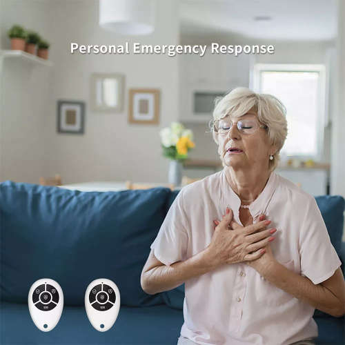 WIFI Control Smart Life Tuya H502 4G LTE Touch Screen Alarm System (Black)