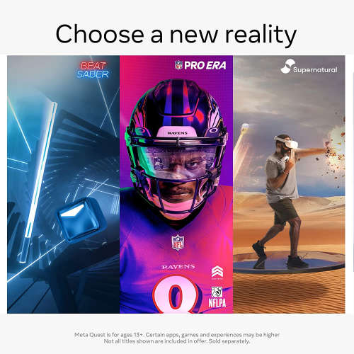 Meta Quest 2 Resident Evil 4 bundle Beat Saber 128 GB Advanced All-In-One Virtual Reality Headset