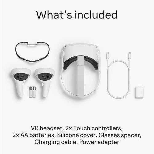 Meta Quest 2 Resident Evil 4 bundle Beat Saber 128 GB Advanced All-In-One Virtual Reality Headset