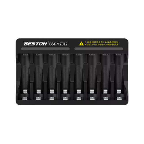 BESTON M7012 Rechargeable Lithium Battery Smart Charger for BESTON AA AAA 1.5V Batteries | 8 Slot
