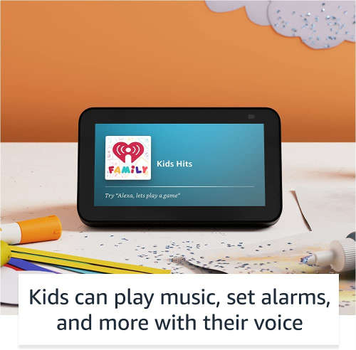 Echo Show 5 (2nd Gen) Kids | Designed for kids, with parental controls | Chameleon