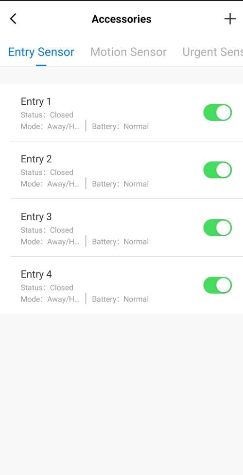 WIFI Control Smart Life Tuya H502 4G LTE Touch Screen Alarm System (Black)