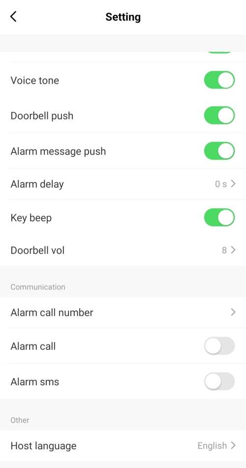 WIFI Control Smart Life Tuya H502 4G LTE Touch Screen Alarm System (Black)