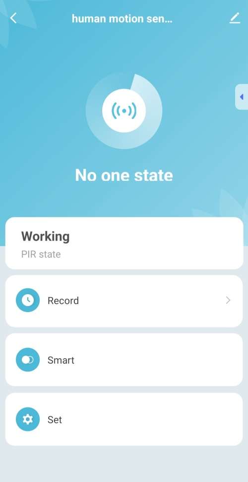 WIFI Control Smart Life Tuya Wireless Ceiling PIR Motion Sensor