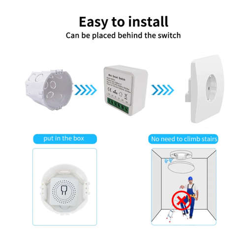 Smart Life Tuya Zigbee 1CH 16A 3500W Mini Switch Circuit Breaker