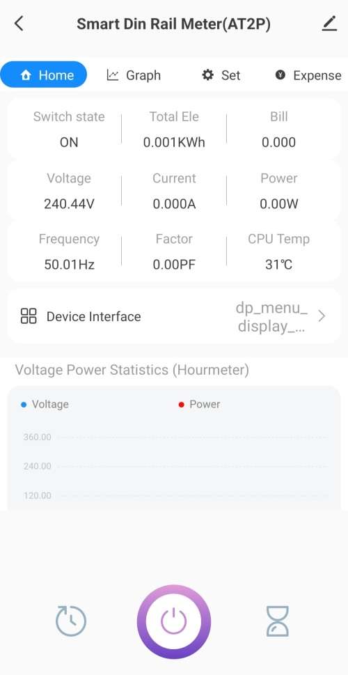 WIFI Control Smart Life Tuya Switch 100A 220V with Power Consumption Energy Monitoring Prepaid Meter