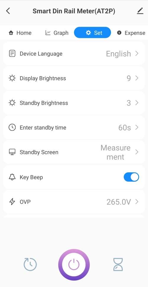 WIFI Control Smart Life Tuya Switch 100A 220V with Power Consumption Energy Monitoring Prepaid Meter