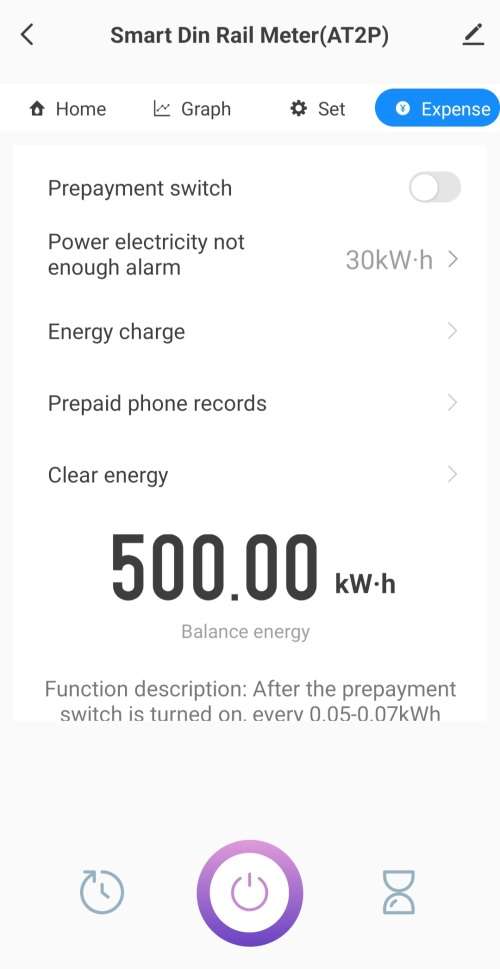 WIFI Control Smart Life Tuya Switch 100A 220V with Power Consumption Energy Monitoring Prepaid Meter