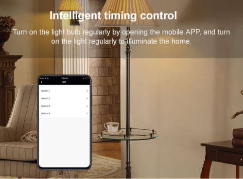 Smart Life Tuya WIFI 1CH 250W LED Light / 10A 2200W Appliance Neutral Mini Switch Circuit Breaker