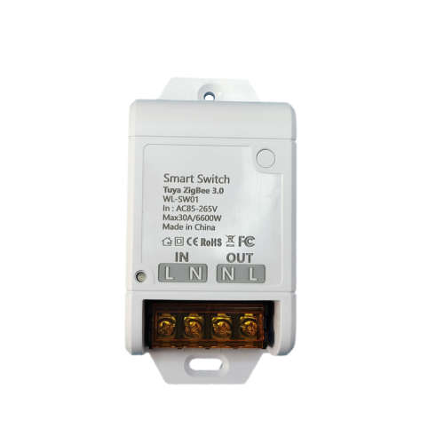 Smart Life Tuya Zigbee 1CH 30A 6600W 6.6KW Switch Circuit Breaker Relay