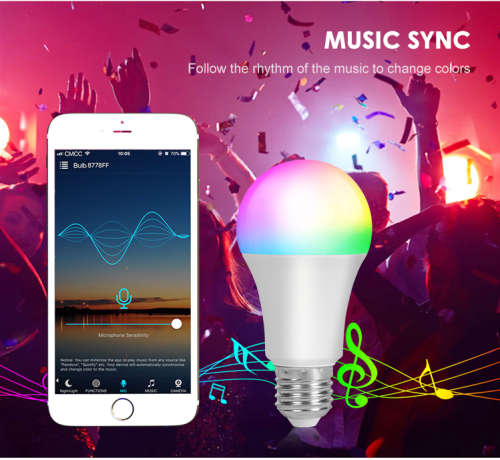 Smart Life Tuya Zigbee 9W E27 RGB CCT LED Light Bulb | 3000K to 6000K | RGB