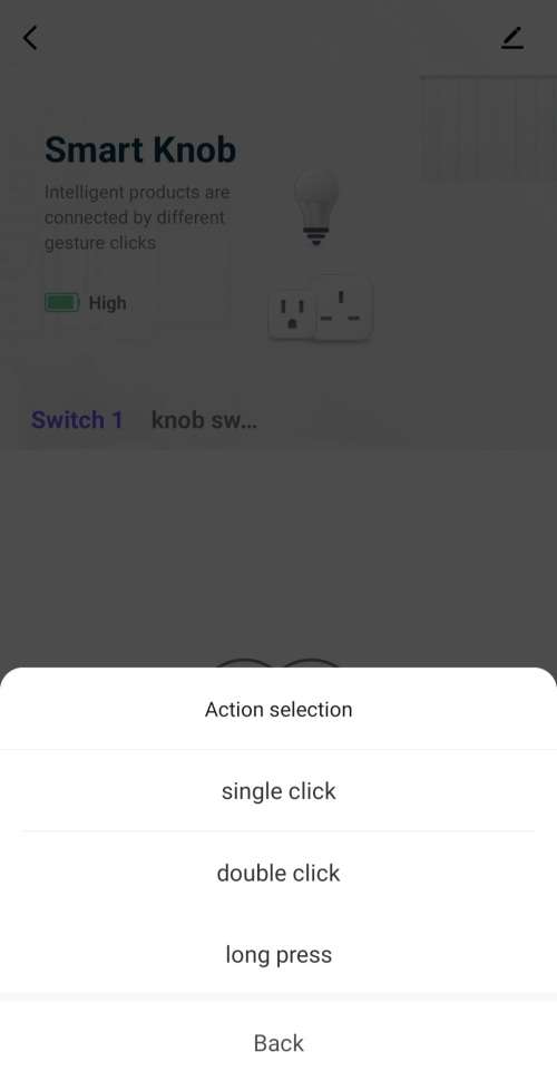 Smart Life Tuya Zigbee Wireless Knob Scene Switch