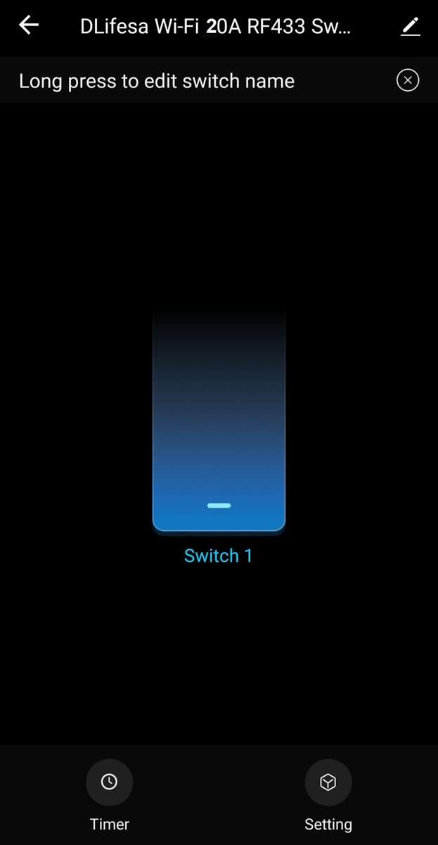 Smart Life Tuya WIFI 1CH 20A 4400W 4.4KW Switch Circuit Breaker Relay with RF433Mhz