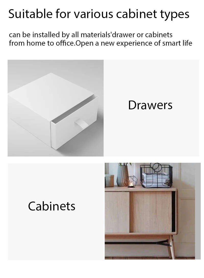 Smart Life Tuya Bluetooth Access Control Drawer Cabinet Cupboard Door Lock