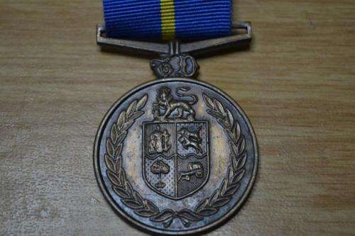 SAP Full Size Faithful Service medal. Number 28249.