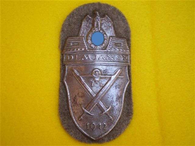 German WWII Demjansk shield