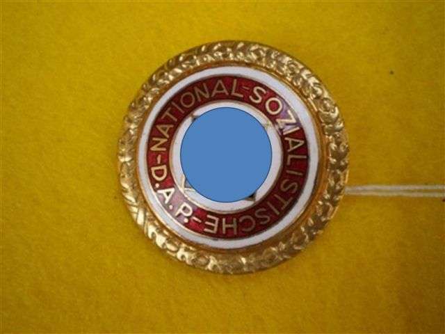 German WWII NSDPA Gold Party badge Copy?