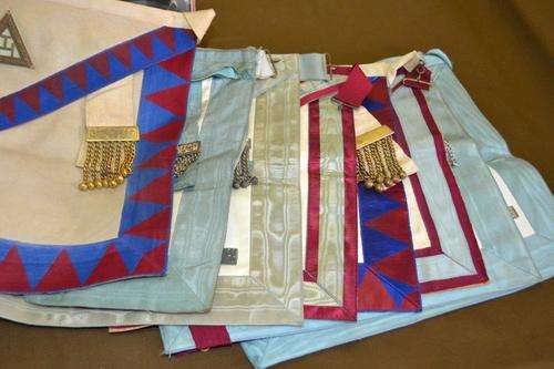 8 Masonic aprons