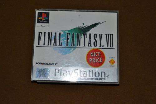 Final Fantasy VII. PS1. Case is broken.