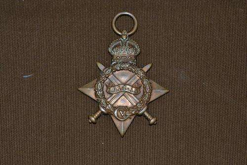 WWI 1914-15 Star awarded to Pte. C.C. Fenton NTL. LIGHT HSE.