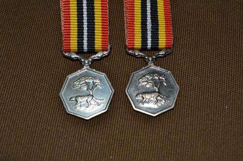 Miniature Southern Africa Medal. 1 of 2