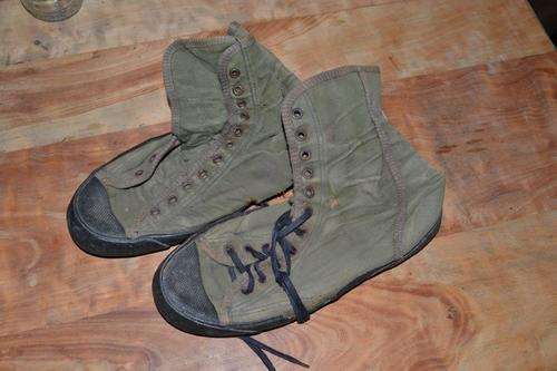 SADF Recce Anti tracking boots. Rubber is brittle.