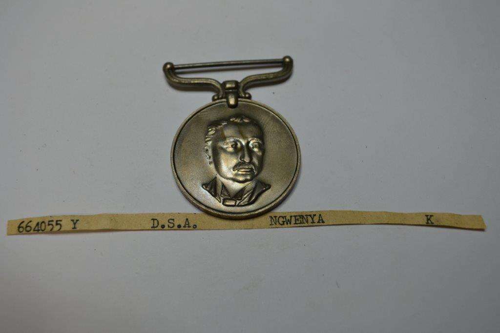 Rhodesian District Service Medal to 664055Y DSA K. Ngwenya