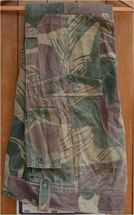 Rhodesian Camo trousers. 39cm Waist.