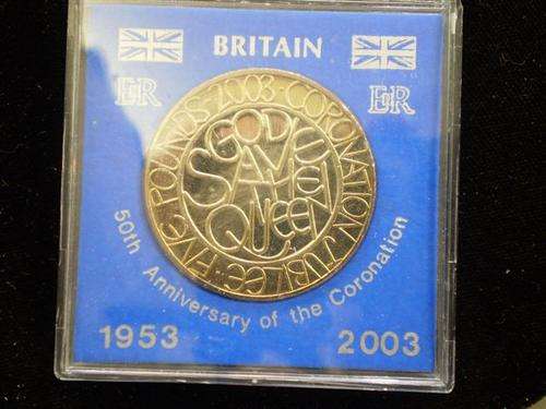 commemorative British 5 Pound