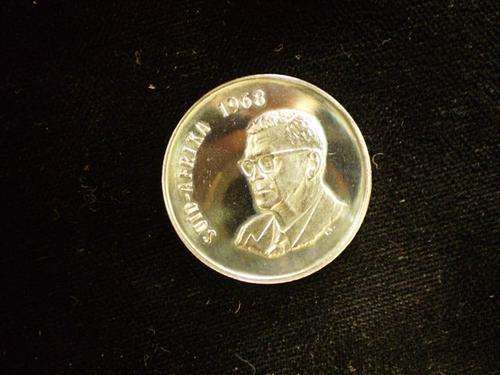 1968 South African 50cent coin (Afrikaans).