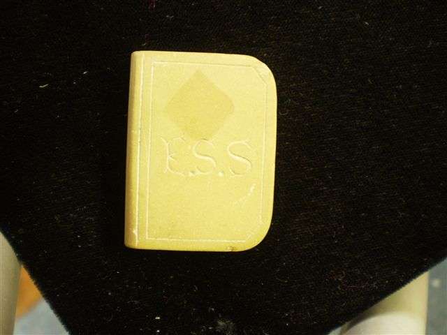 Stone carved Prisoner of War/Trench Art Bible