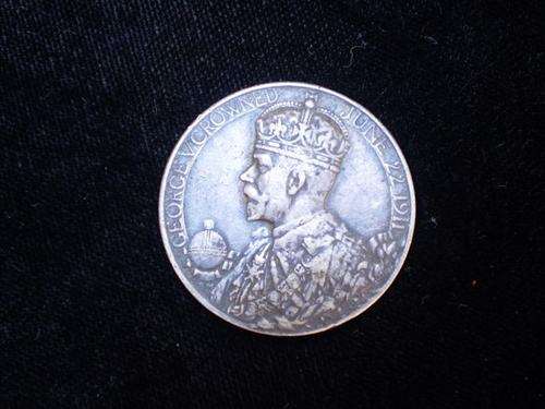 Silver coin for the 1911 Coronation