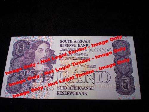 1st issue C.L. Stals R5 banknote