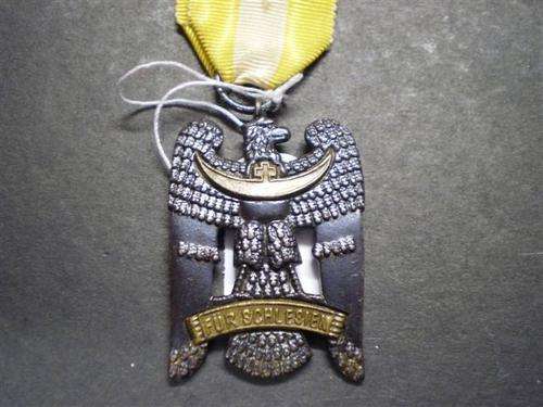 German WWII Silesian Eagle medal