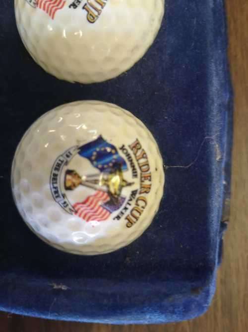 Ryder cup, golf balls set