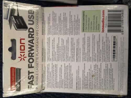 ION fast forward USB