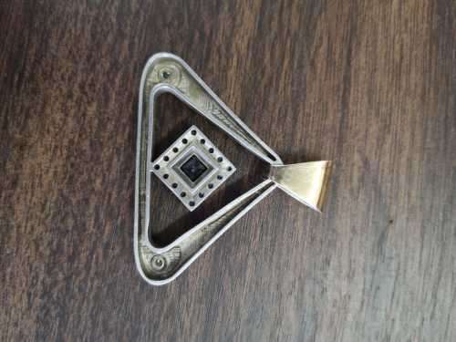 Vintage Stirling sliver pendant