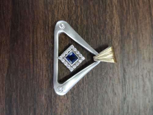 Vintage Stirling sliver pendant