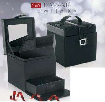 DIAMANTE JEWELLERY BOX - CHRISTMAS SPECIAL