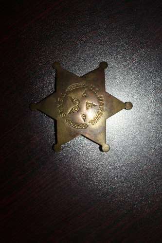 US Marshal  Texas badge brass