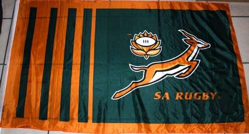 SA Springboks Rugby Flag Official 150x89