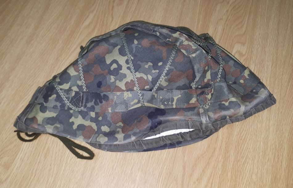 German Bundeswehr Flecktarn helmet cover