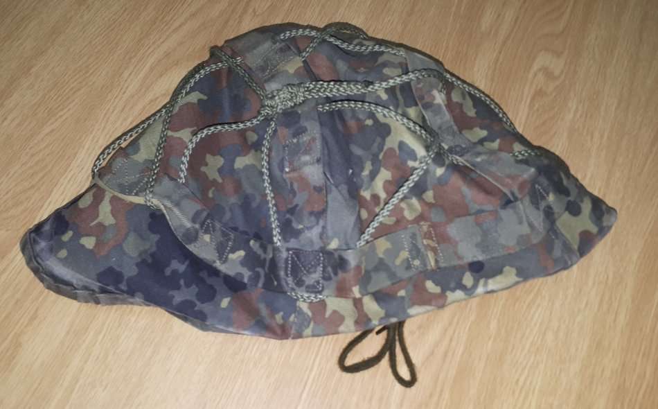 German Bundeswehr Flecktarn helmet cover