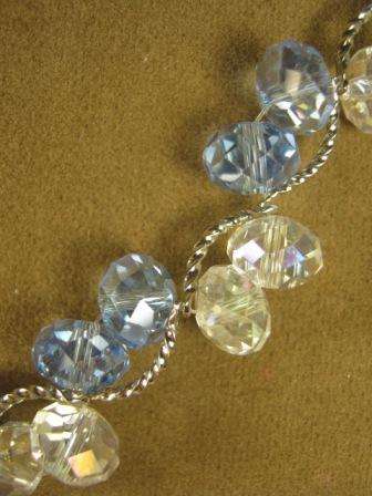 BLUE Swarovski Crystal Necklace