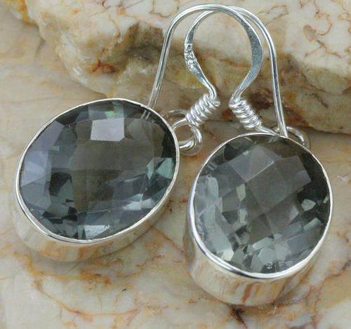 Silver Quartz Sterling Silver Earrings