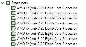 AMD FX-8120 AM3+ CPU