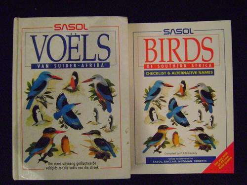 Sasol Voels van Suider-Afrika & Sasol Birds of Southern Africa checklist & Alternative names