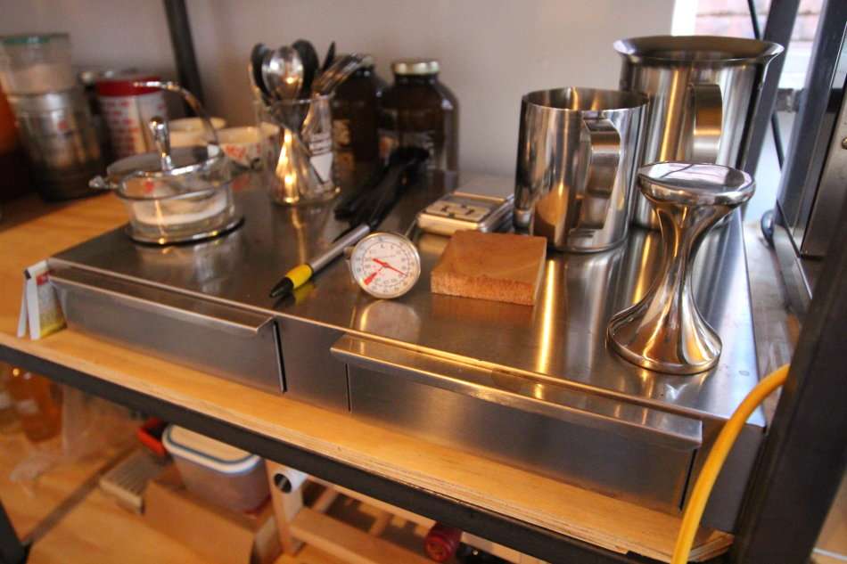 Rancilio Silvia M V5 Espresso Machine + Rocky Grinder with Doser + Stainless Steel Inox Base Drawers